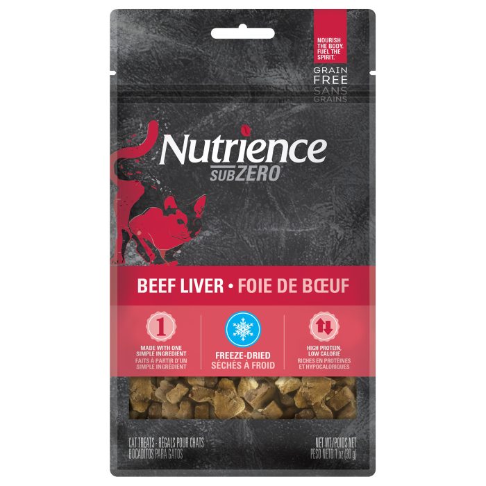 Nutrience SZ GF Single Protein Beef Liver Treats, 30 g (1 oz)