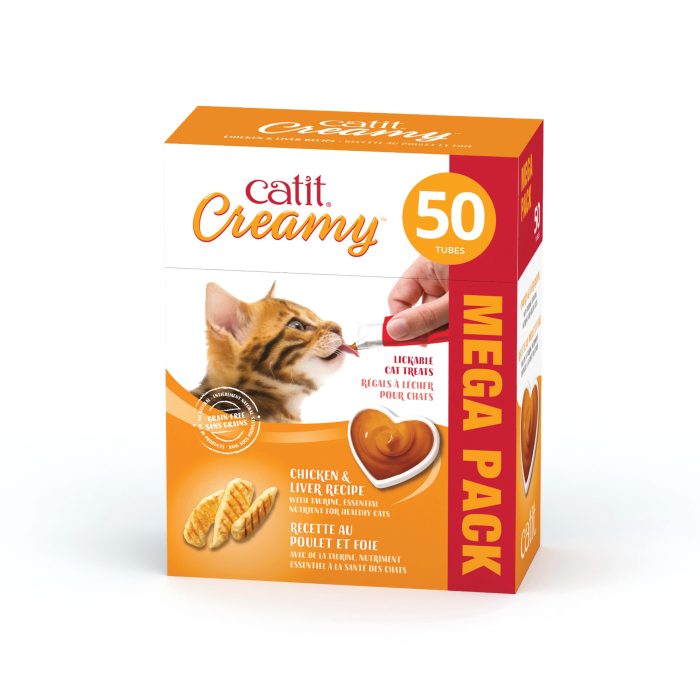 Catit Creamy - Chicken & Liver, 50 Pack