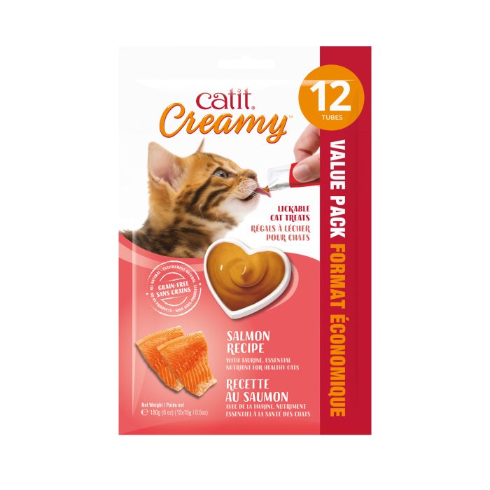 Catit Creamy - Salmon, 12 Pack