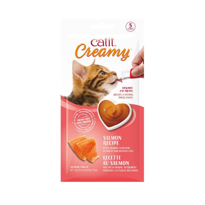 Catit Creamy - Salmon, 5 Pack