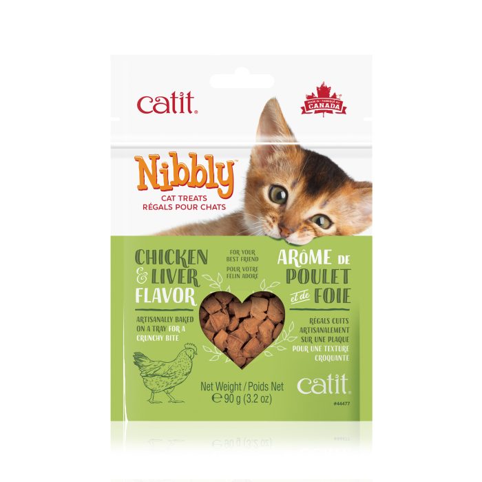 Catit Nibbly - Chicken & Liver, 90 g (3.2 oz)