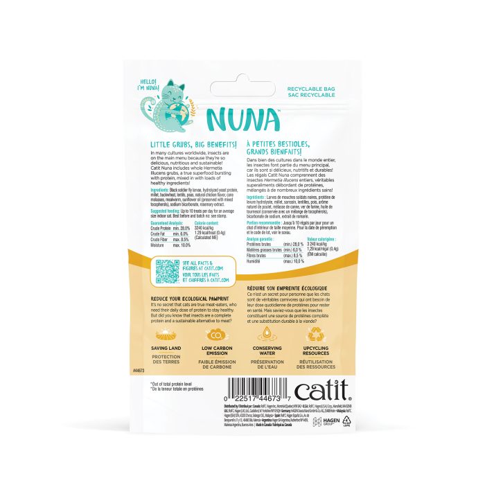 Catit Nuna Treats – Insect Blend, 60 g - Image 2