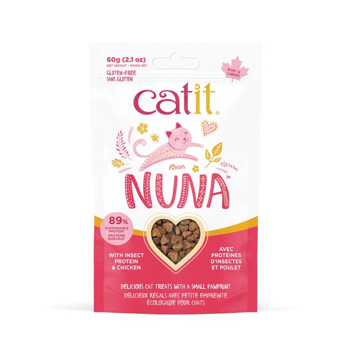 Catit Nuna Treats – Insect Protein & Chicken, 60 g